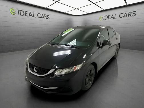 Crystal Black Pearl 2013 Honda Civic LX