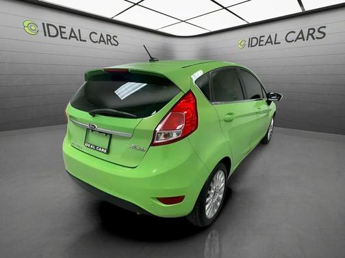 Green Envy Metallic Tricoat 2014 Ford Fiesta Titanium