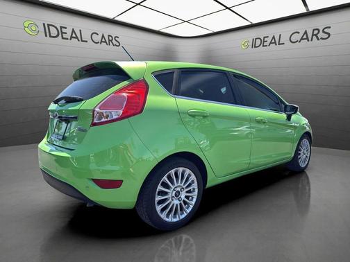 Green Envy Metallic Tricoat 2014 Ford Fiesta Titanium