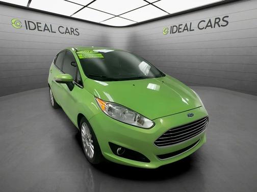 Green Envy Metallic Tricoat 2014 Ford Fiesta Titanium
