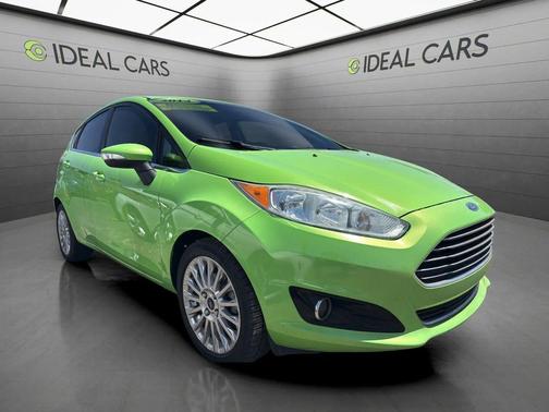 Green Envy Metallic Tricoat 2014 Ford Fiesta Titanium