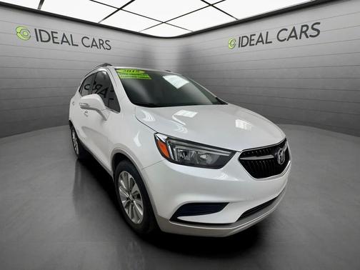 White Frost Tricoat 2018 Buick Encore Preferred