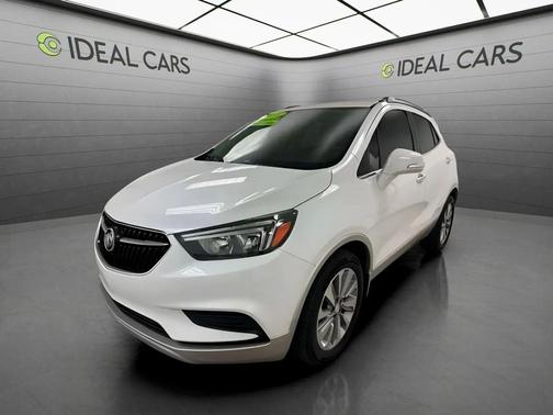 White Frost Tricoat 2018 Buick Encore Preferred