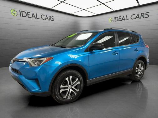 Galactic Aqua Mica 2017 Toyota RAV4 LE
