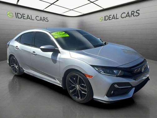Lunar Silver Metallic 2020 Honda Civic Sport