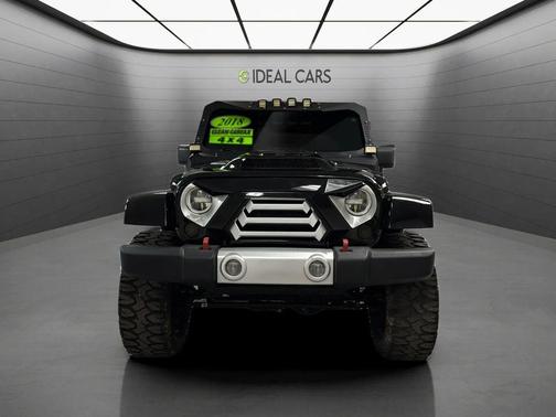 Black Clearcoat 2018 Jeep Wrangler JK Unlimited Sahara