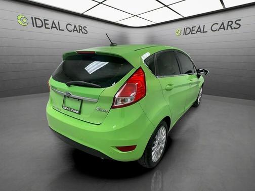Green Envy Metallic Tricoat 2014 Ford Fiesta Titanium