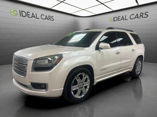 White Diamond Tricoat 2014 GMC Acadia Denali