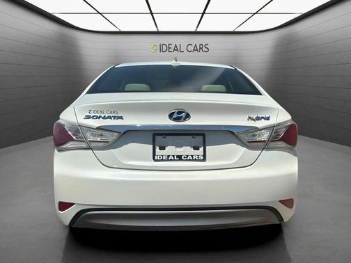 Porcelain White Pearl 2012 Hyundai SONATA Hybrid Base