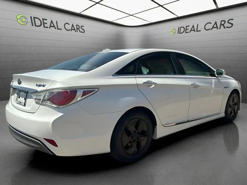 Porcelain White Pearl 2012 Hyundai SONATA Hybrid Base
