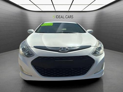 Porcelain White Pearl 2012 Hyundai SONATA Hybrid Base