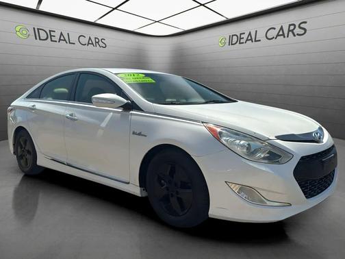 Porcelain White Pearl 2012 Hyundai SONATA Hybrid Base