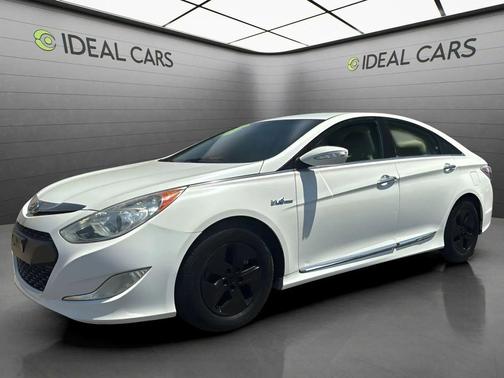 Porcelain White Pearl 2012 Hyundai SONATA Hybrid Base