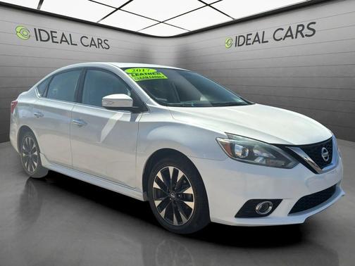 Aspen White 2017 Nissan Sentra SR