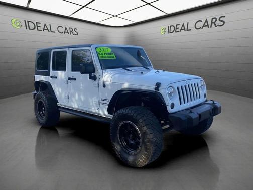 Bright White Clearcoat 2017 Jeep Wrangler Unlimited Sport