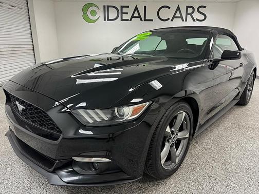 Black 2015 Ford Mustang V6