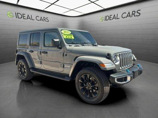 Sting-Gray Clearcoat 2023 Jeep Wrangler 4xe Sahara