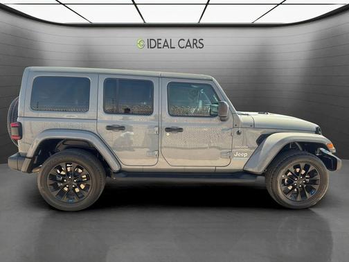 Sting-Gray Clearcoat 2023 Jeep Wrangler 4xe Sahara
