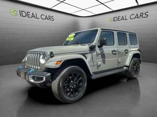 Sting-Gray Clearcoat 2023 Jeep Wrangler 4xe Sahara