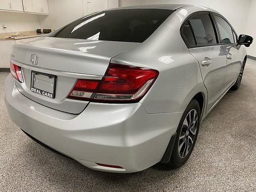 Alabaster Silver Metallic 2015 Honda Civic EX