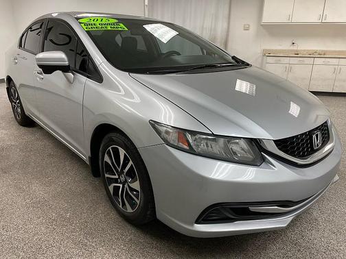 Alabaster Silver Metallic 2015 Honda Civic EX