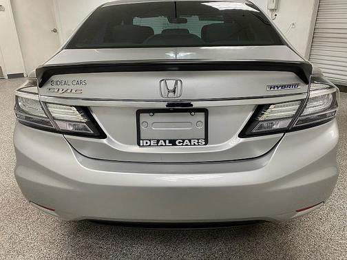 Alabaster Silver Metallic 2013 Honda Civic Hybrid Base