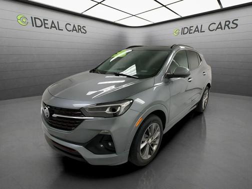 Satin Steel Metallic 2021 Buick Encore GX Essence