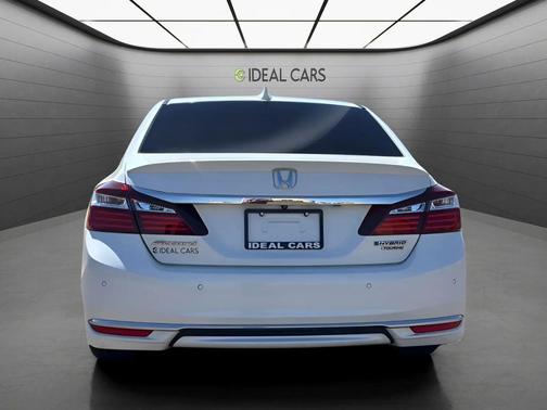 White Orchid Pearl 2017 Honda Accord Hybrid Touring