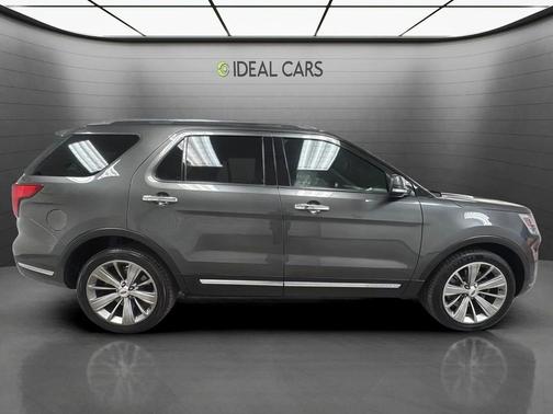 Silver Gray 2018 Ford Explorer Limited