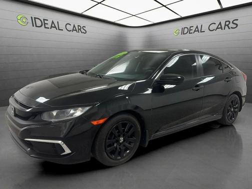 Crystal Black Pearl 2019 Honda Civic LX