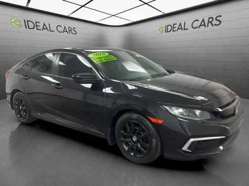Crystal Black Pearl 2019 Honda Civic LX