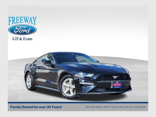 SHADOW BLACK 2021 Ford Mustang EcoBoost