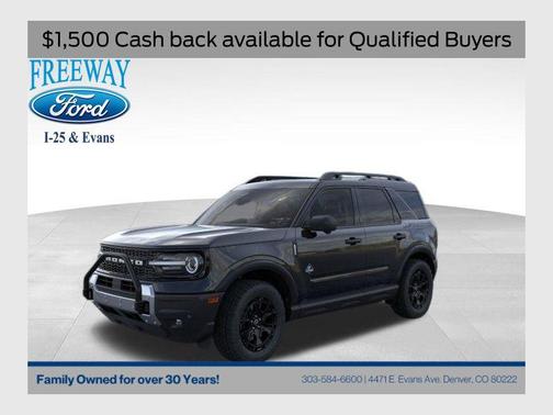 SHADOW BLACK 2025 Ford Bronco Sport Outer Banks