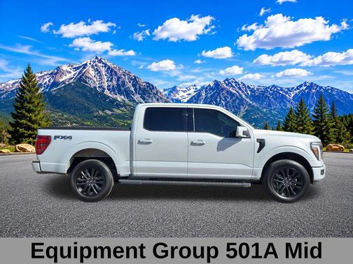 SPACE WHITE METALLIC 2025 Ford F-150 Lariat