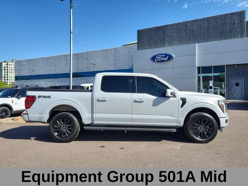 SPACE WHITE METALLIC 2025 Ford F-150 Lariat
