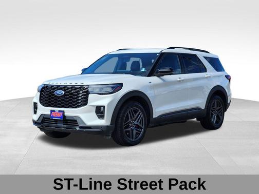 STAR WHITE MET TRI-COAT 2025 Ford Explorer ST-Line