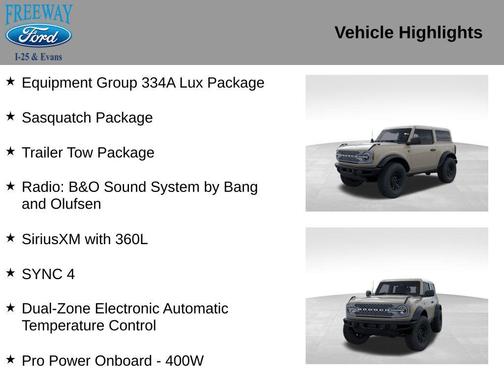 Desert Sand 2026 Ford Bronco Badlands