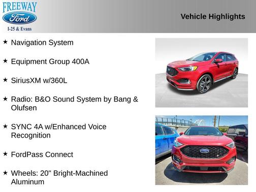 RAPID RED TINTED CC 2023 Ford Edge ST