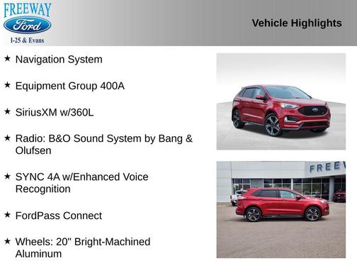 RAPID RED TINTED CC 2023 Ford Edge ST