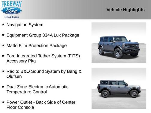 CARBONIZED GRAY METALLIC 2025 Ford Bronco Badlands