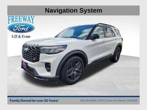 STAR WHITE MET TRI-COAT 2025 Ford Explorer ST