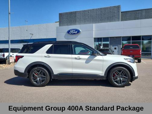 STAR WHITE MET TRI-COAT 2025 Ford Explorer ST