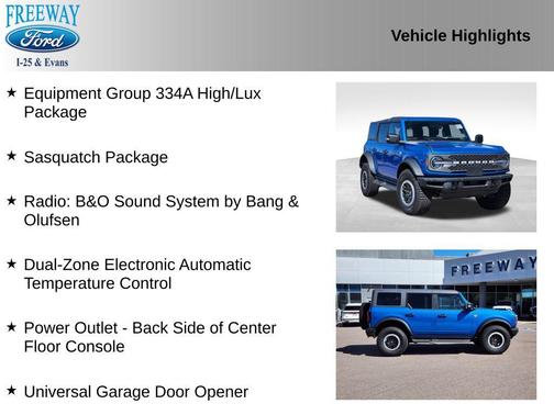 VELOCITY BLUE METALLIC 2024 Ford Bronco Badlands