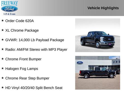 AGATE BLACK 2025 Ford F-350 XL