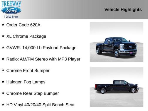 AGATE BLACK 2025 Ford F-350 XL
