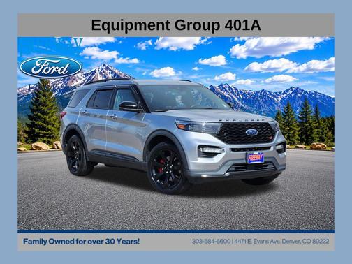 ICONIC SILVER METALLIC 2023 Ford Explorer ST