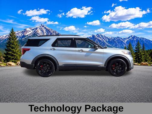 ICONIC SILVER METALLIC 2023 Ford Explorer ST