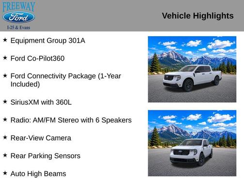 SPACE WHITE METALLIC 2026 Ford Maverick XLT