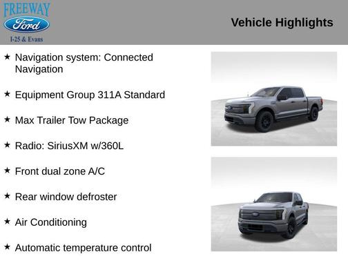 CARBONIZED GRAY METALLIC 2025 Ford F-150 Lightning XLT