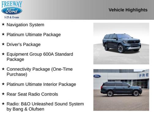 STONE BLUE METALLIC 2025 Ford Expedition Max Platinum
